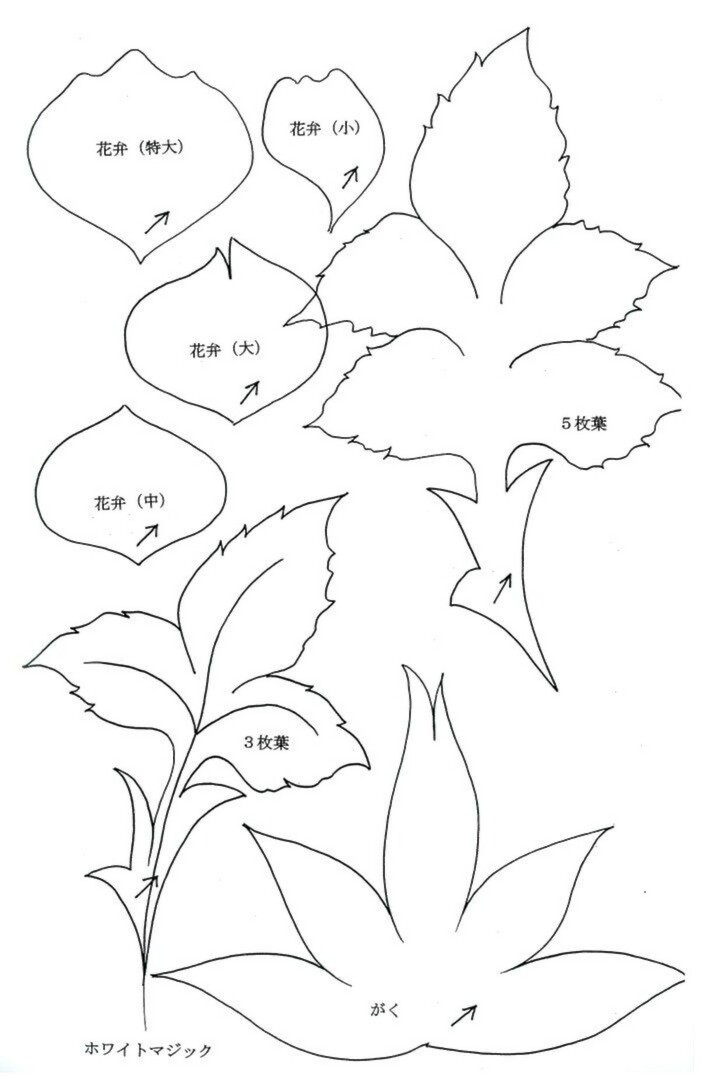 50 תבניות ודוגמאות להכנת פרחי נייר