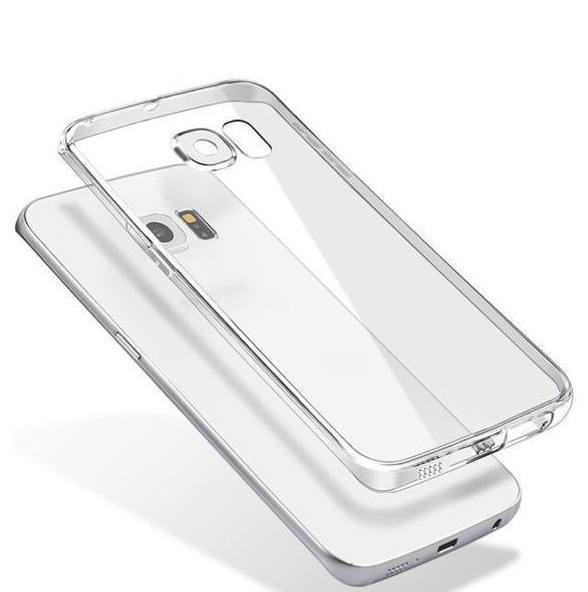 Silikonski zadnji ovitek za Samsung Galaxy S7 Edge z odbijačem (srebrn)