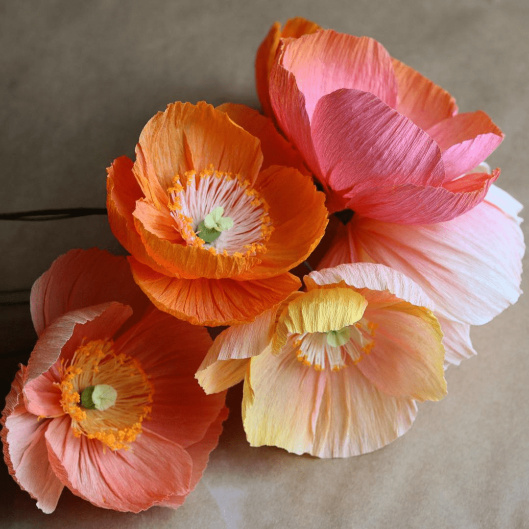 Como fazer lindas flores de papel ondulado