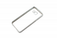 Prevleka za Samsung Galaxy A7 (2016) silikon z odbijačem (srebrna)