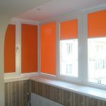 Roller blinds on the balcony: how to fix the door and sliding windows