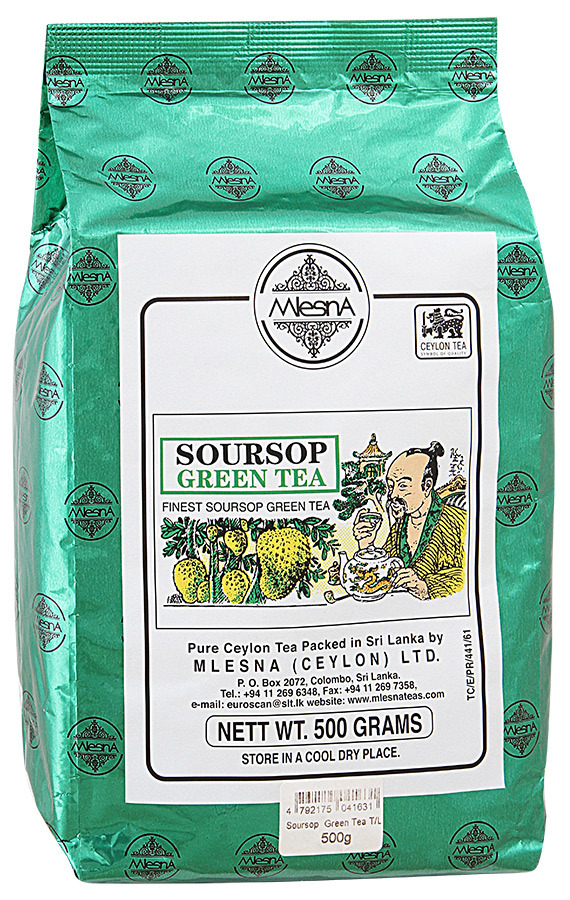 תה ירוק מסוג Mlesna עם טעם Sausep 500 גרם