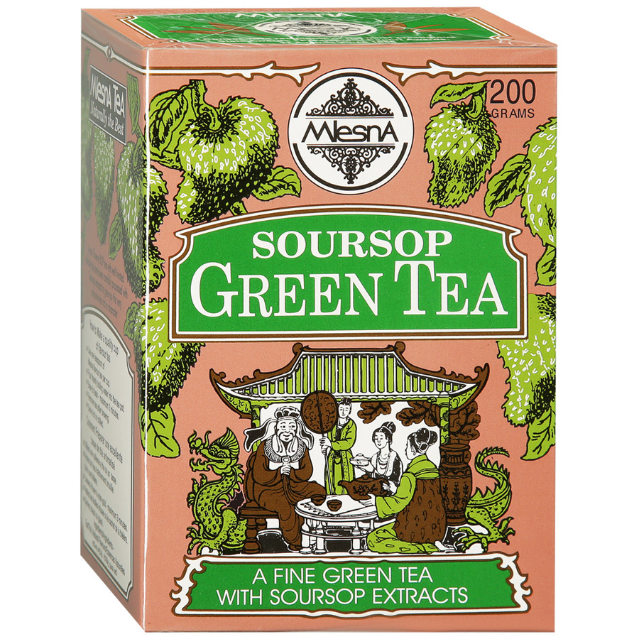 תה ירוק מסוג Mlesna עם ניחוח סאוספה, 200 גרם