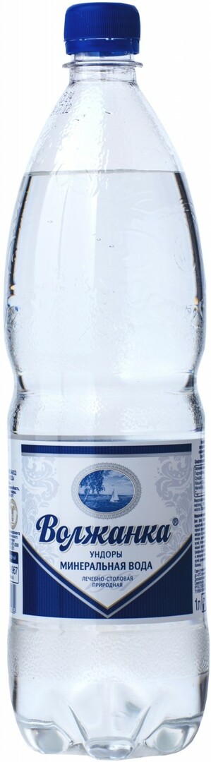 Volzhanka Mineralwasser mit Kohlensäure in einer Plastikflasche 1 l
