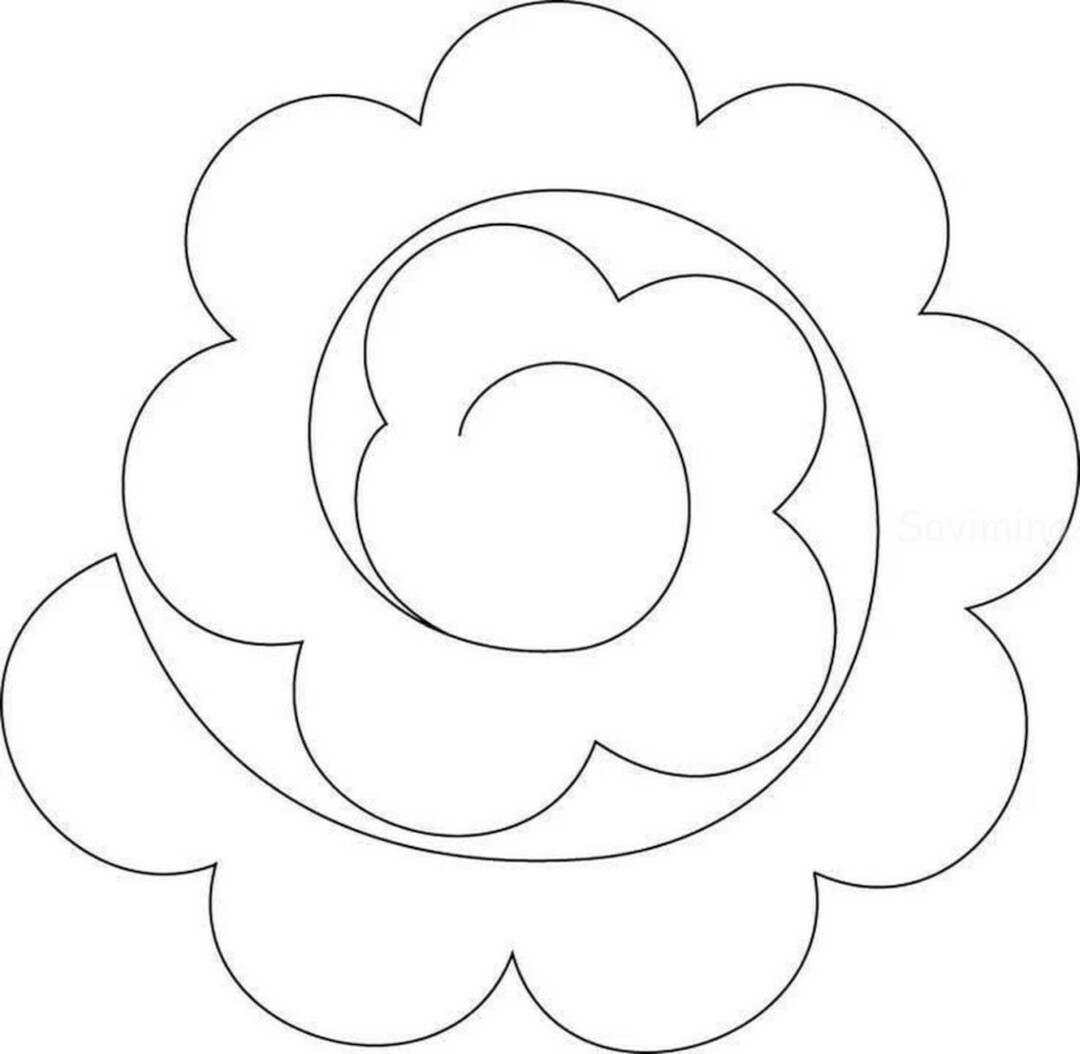 50 szablonów i wzorów do robienia papierowych kwiatów