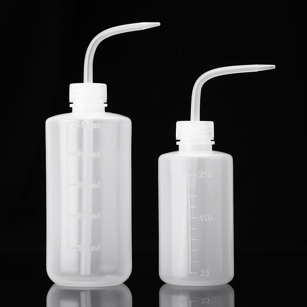 Herbruikbare Gebogen 250 ml/500 ml Lijm Applicator Flessen Doseren Knijpflessen Precisie Diffuser Dispenser voor DIY Papier Maken