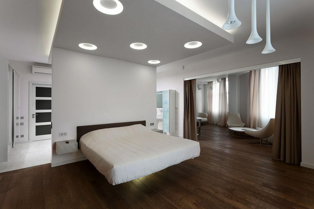 Loft i soveværelset: gipsplader eller stræk, hvilket er bedre og mere miljøvenligt