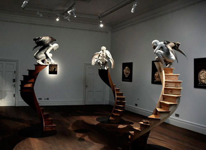 Und schließlich können Treppen buchstäblich Kunstobjekte sein, die einer Museumsausstellung würdig sind.