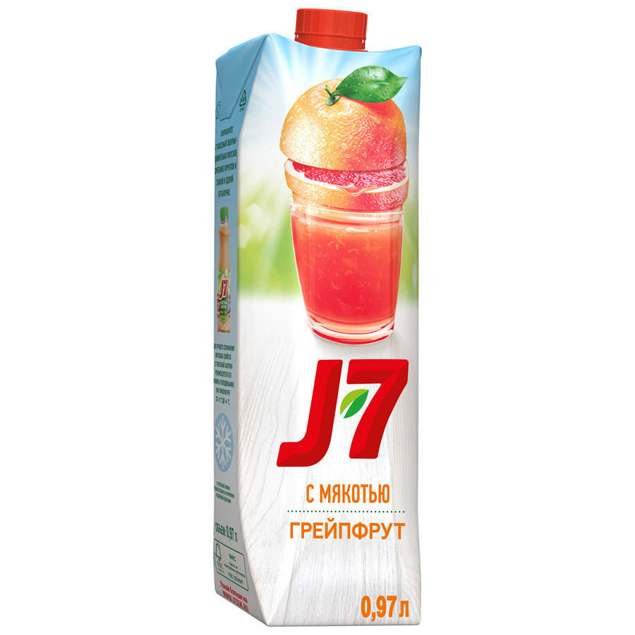 Nectar J7 Grapefruit mit Fruchtfleisch 0,97l