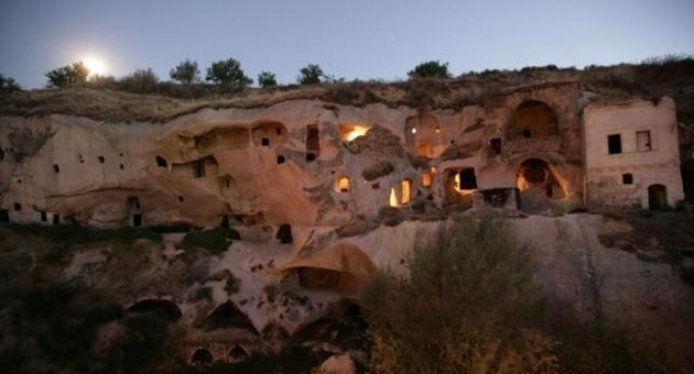 Labiausiai neįprastas Turkijos viešbutis "Gamirasu Cave Hotel" yra urve