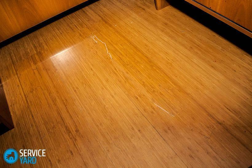Kriimustus põrandal - kuidas puhastada?