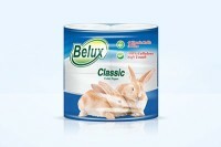 Papel higiénico 3 capas Belux Classic, blanco, 4 rollos