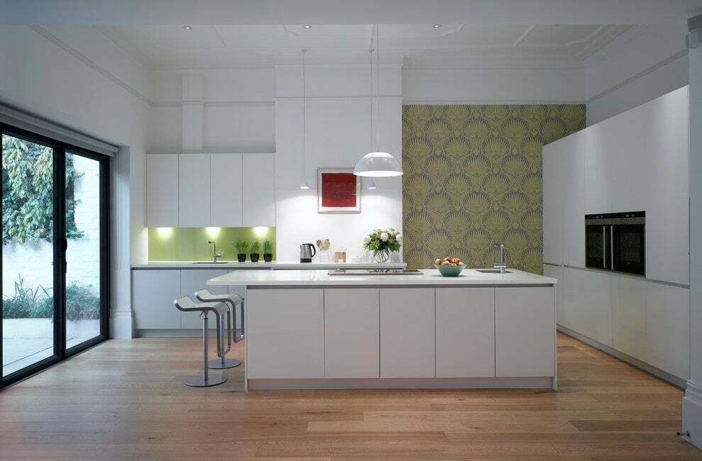 Tapeter för köket modernt: foto 2020, klassisk eller trendig interiör