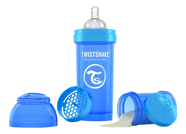 Detská fľaša Twistshake Anti-colic 260 ml modrá