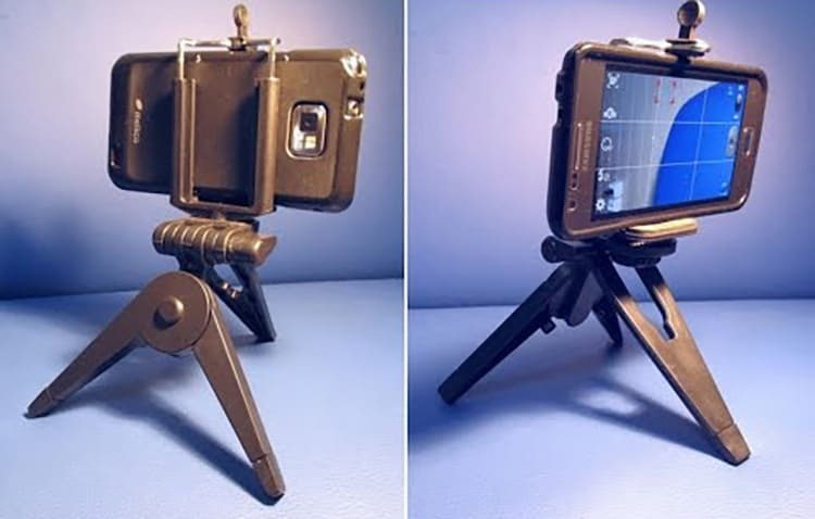 DIY mini stativ kan brukes som et bærbart fotograferingsverktøy.