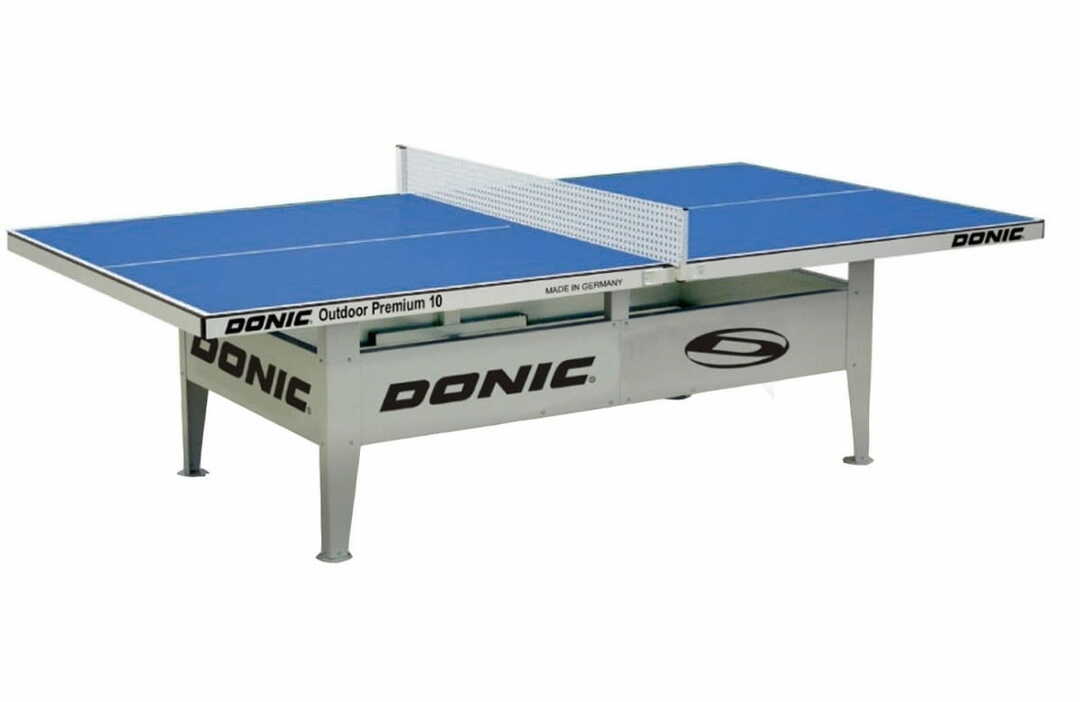 Vandálbiztos teniszasztal DONIC Outdoor Premium 10 mm - kék