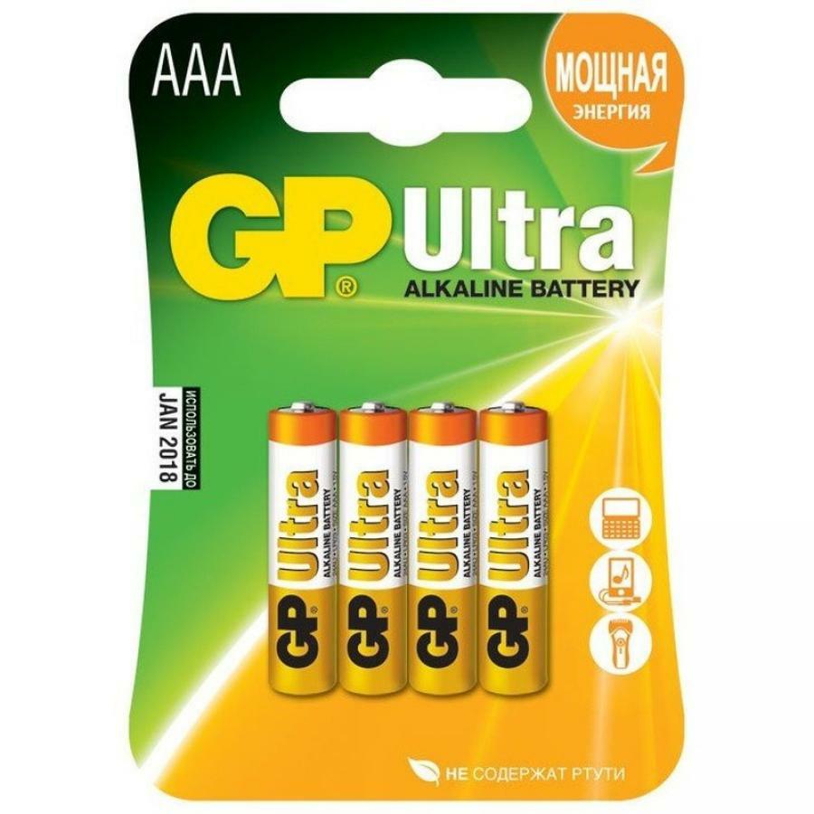Batterie AAA GP Ultra Alkaline 24AU LR03 (4 Stück)