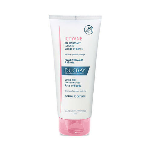 Iktian Super hranjivi gel za čišćenje lica i tijela, 200 ml (Ducray, suha koža)