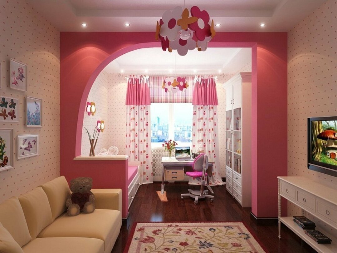 Rincón para niños en un apartamento de una habitación: opciones de diseño, fotos interiores.