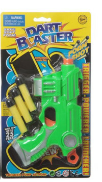 Blaster נשק Dart Blaster, כדורים רכים, ירוק