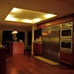 100 príklady osvetlenie v kuchyni: fotka organizovanie nápadov