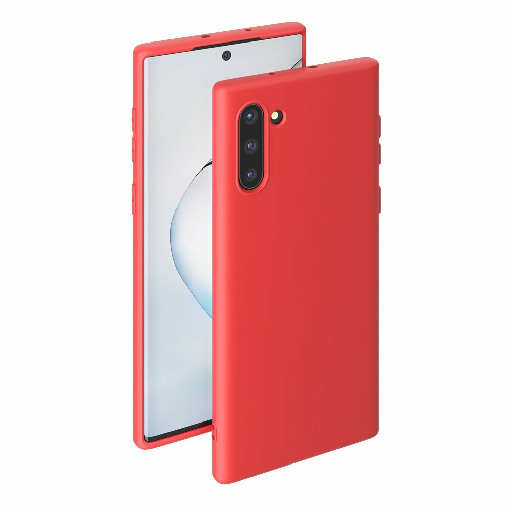 Smartphone Hülle für Samsung Galaxy Note 10 Deppa Gel Color Hülle 87334 Rot Clip Hülle, PU