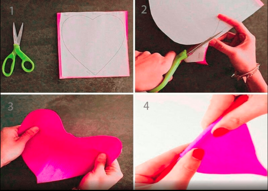 Kako korak za korakom narediti veliko rožo iz valovitega papirja