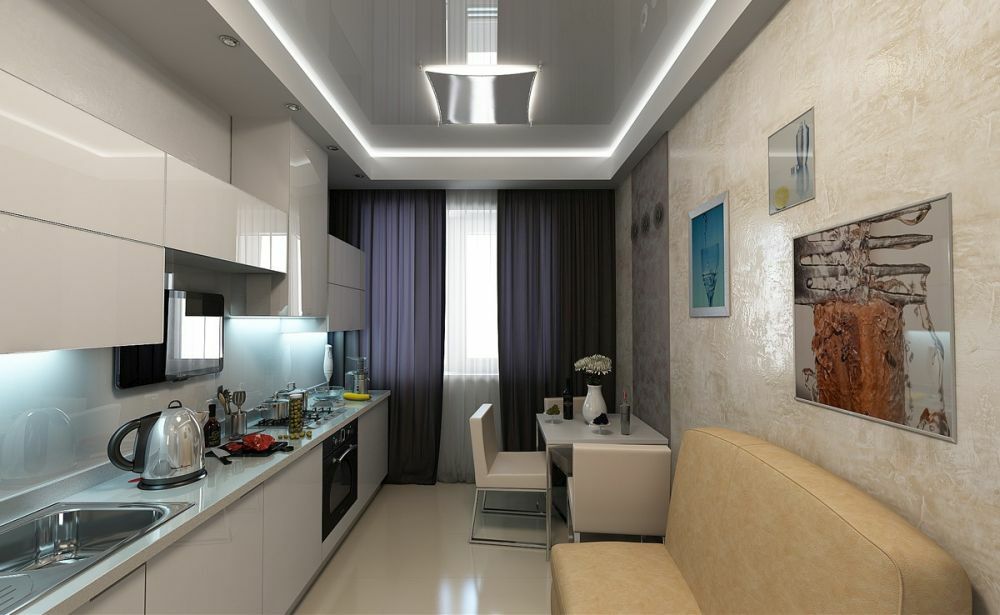 Hightech-Küche 12 m²