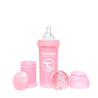 Twistshake Anti-Colic fľaša na kŕmenie Pastel Pink 260 ml