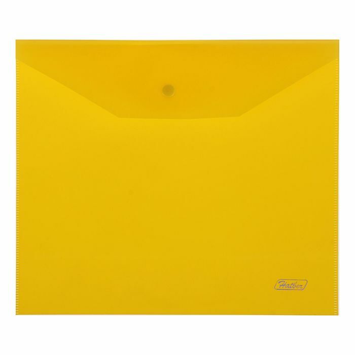 תיקיית מעטפה עם כפתור A5 180μm, צהוב