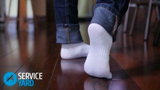 Sådan vasker du hvide sokker?