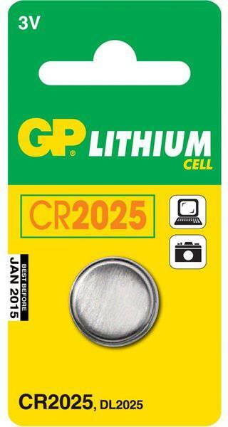 Batéria GP Lithium CR2025 (1ks)