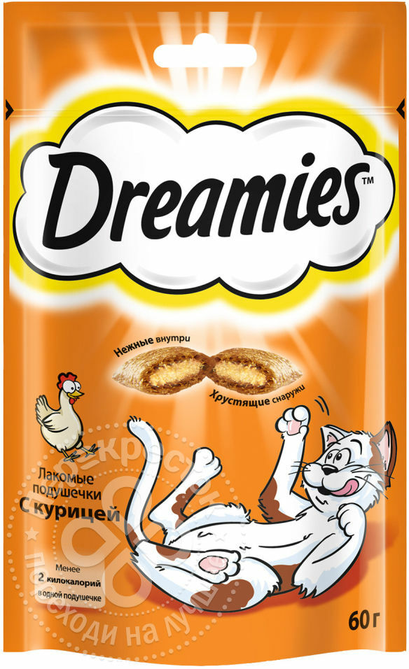 Leckerbissen für Katzen Dreamies mit Huhn 60g