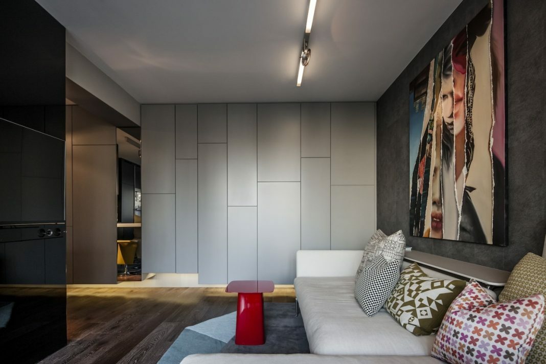 Bir erkek dairesinin tasarımı: genç bir adam için tek odalı bir stüdyonun içi