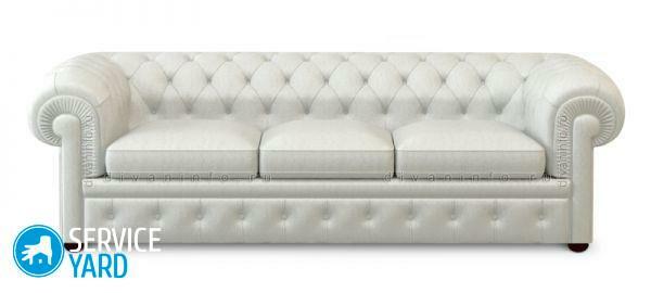 Sofa hvid ekoKozha - et smukt værelse tilføjelse
