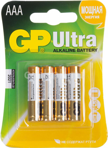 Batterie GP Ultra 24AU-CR4 AAA LR03 (4 Stück) im Blister GP24AU-CR4