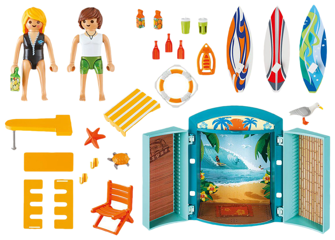 Hracia sada Playmobil Play Box Surf Shop