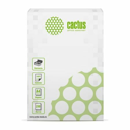 Cactus CS-OP-A480250 A4 / 80g / m2 / 250l. / Biela CIE146% na všeobecné použitie (kancelária)