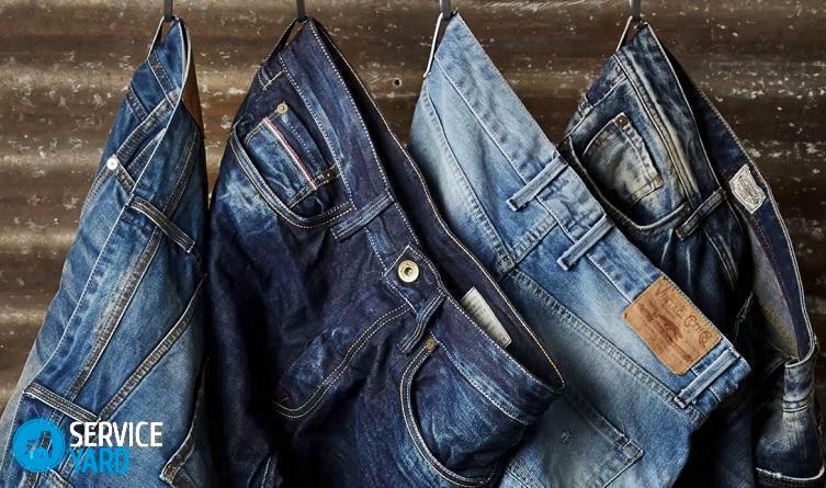 Hoe de verf van jeans te wassen?