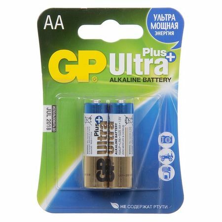 AA Batterie GP Ultra Plus Alkaline 15AUP LR6, 2 Stk.