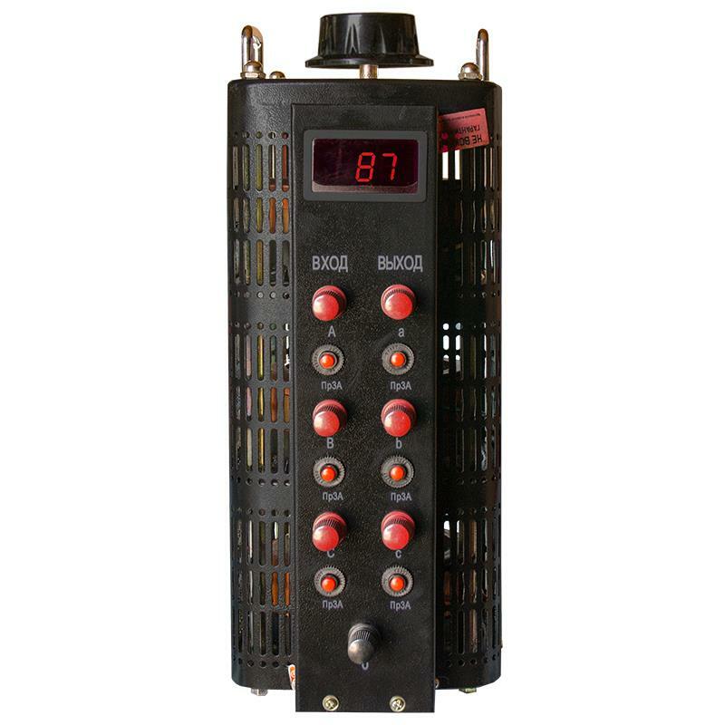 Autotransformaator (LATR) Energy Black Series TSGC2-3kVA 3A (0-520V) kolmefaasiline