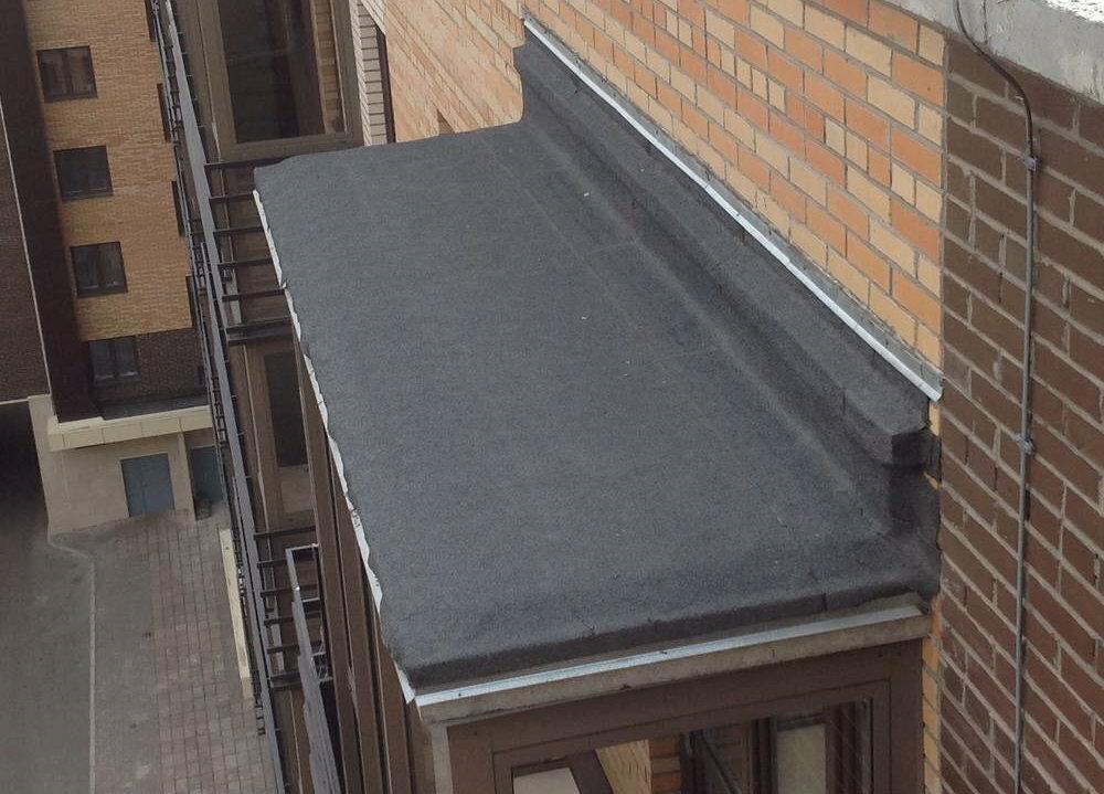 Vanntetting av taket på balkongen i toppetasjen