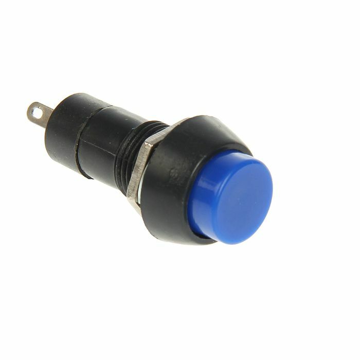 כפתור מתג REXANT PBS-11A, 250 V, 1A (2s), ON-OFF, כחול