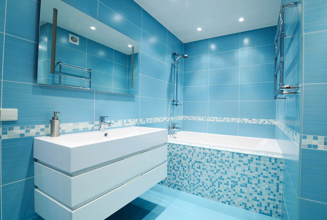 Milyen csempét válasszon a fürdőszobában: matt, fényes és dekoratív fotó