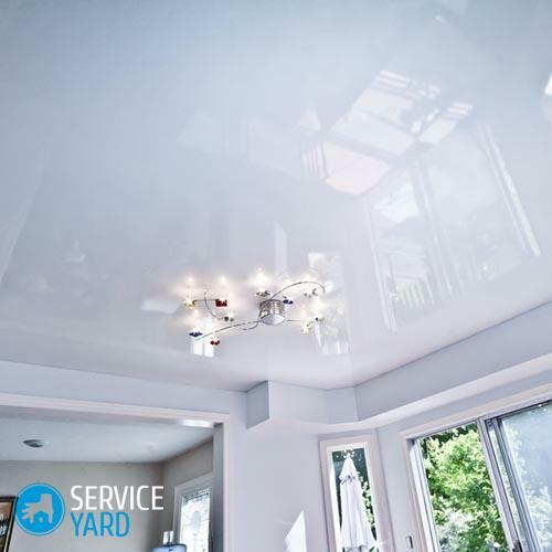 Comment laver le plafond brillant extensible?
