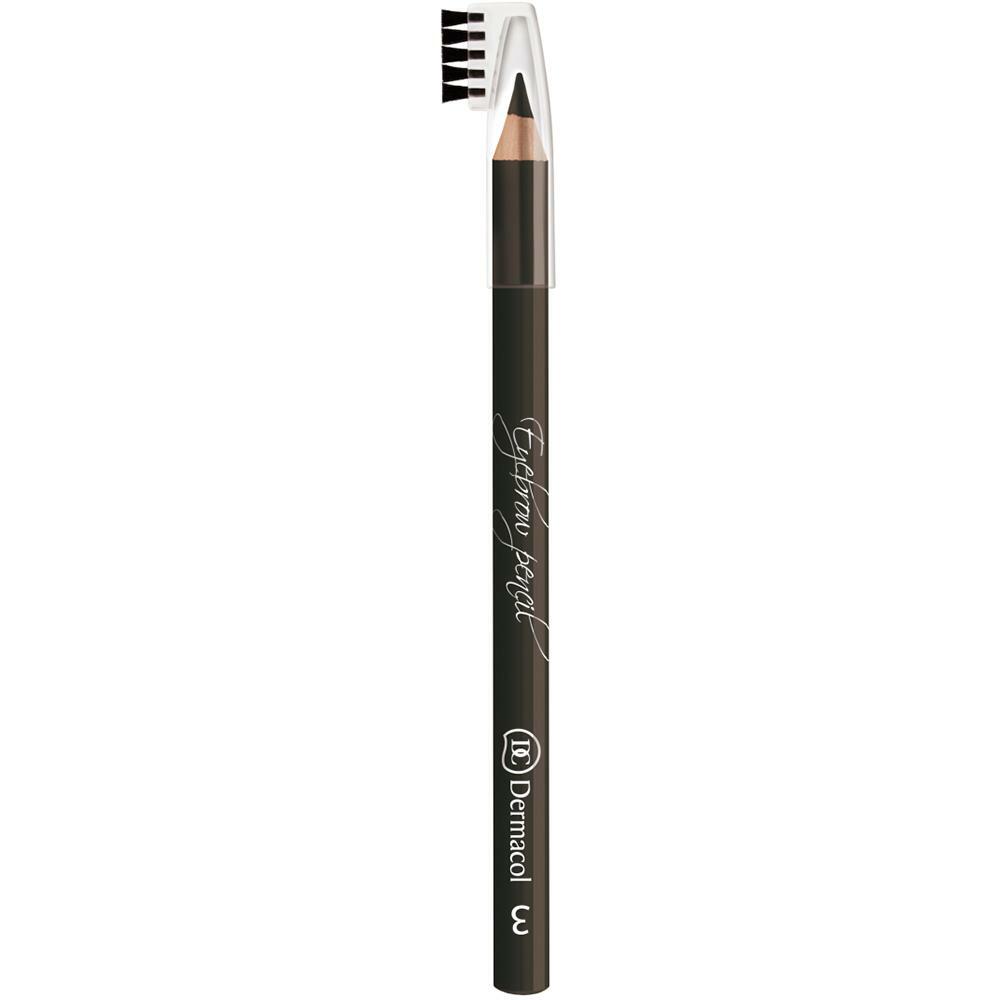 Fırça No. 3 koyu kahverengi ile Dermacol kaş kalemi: 232'den fiyatlar ₽ online mağazadan uygun fiyata satın alın