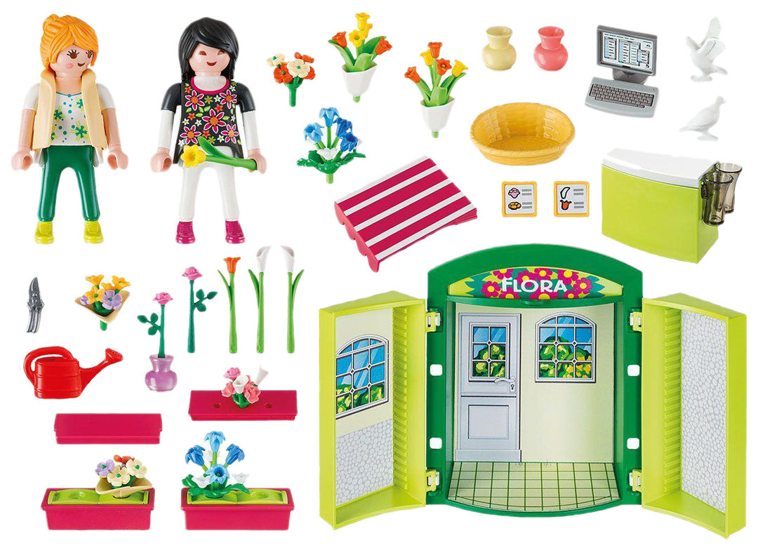 Playmobil set Play box Kvetinárstvo