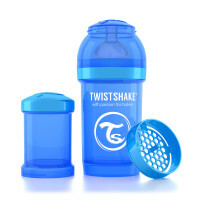 Twistshake Anti-Colic Feeding Bottle Blue (Cookiecrumb) 180 ml