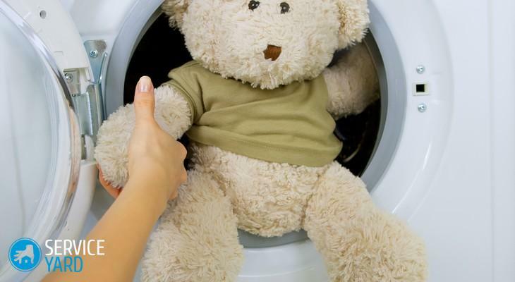 Wie weiche Spielzeuge in einer Waschmaschine waschen?