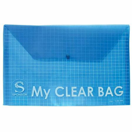 תיקיית מעטפה עם כפתור MY CLEAR BAG А5 140μm